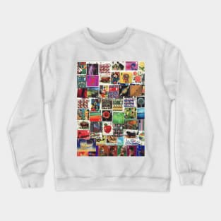 British Stamp Collage Crewneck Sweatshirt